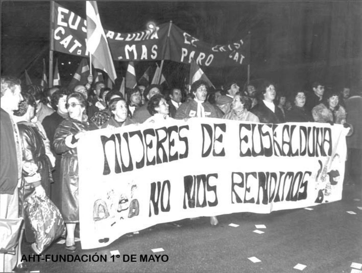 AHT-Manifestacin  mujeres de Euskalduna