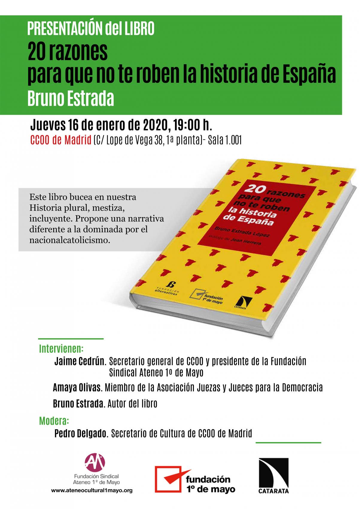 Presentacin libro en CCOO de Madrid